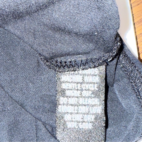 Rock & Roll Denim XL Black Bandana Paisley Graphic Long Sleeve Top - Picture 8 of 10